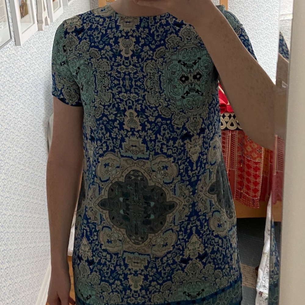 Patterned Lulu's Shift Dress - Picture 3 of 5